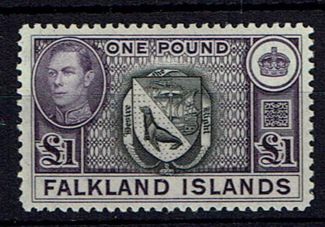 Image of Falkland Islands SG 163var LMM British Commonwealth Stamp